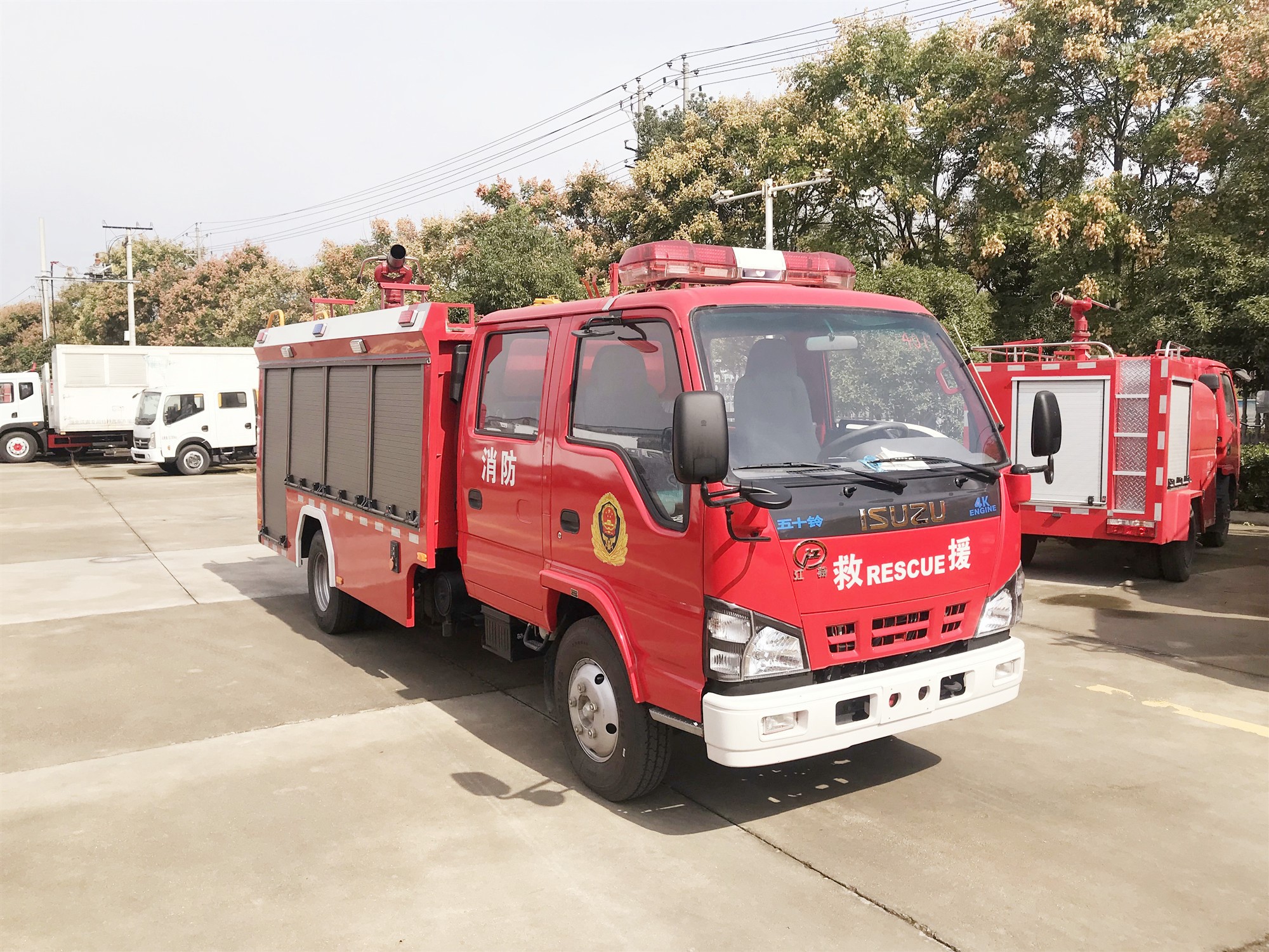 國(guó)六慶鈴3噸消防車
