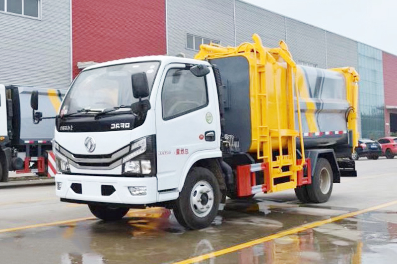 7方東風D6側(cè)裝壓縮垃圾車