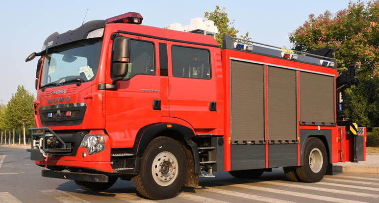 重汽單橋搶險(xiǎn)救援車(chē)